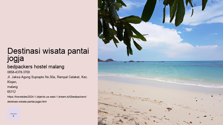 destinasi wisata pantai jogja